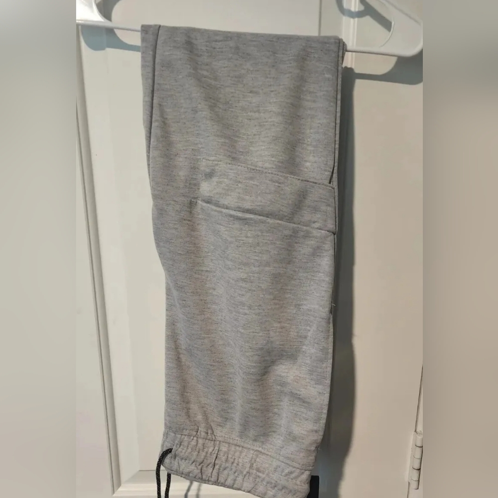 SP Essentials grey Sweatpants Drawstring Elastic Waistband Size Large Mens